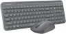 Клавиатура + мышь A4Tech Fstyler FG3300 Air2 клав:серый мышь:серый USB беспроводная slim Multimedia