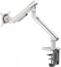 Кронштейн для мониторов Ultramounts UM713W белый 17"-32" макс.9кг крепление к столешнице поворот и н