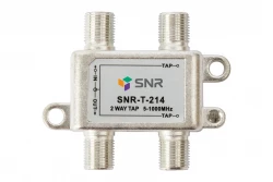 Ответвитель абонентский SNR-T-214 на 2 отвода, вносимое затухание IN-TAP 14dB.