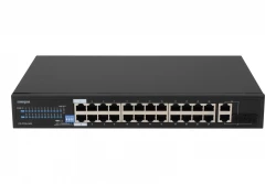 Неуправляемый 24 портовый PoE коммутатор PUS-2C24L-360R с возможностью установки в стойку