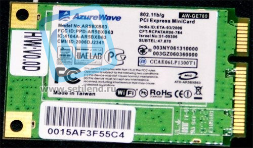 AR5007 Mini PCI-e Wireless Card AR2425