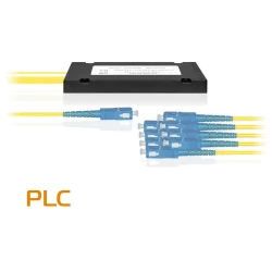Делитель оптический планарный SNR-PLC-1x8, корпус, разъемы SC/UPC
