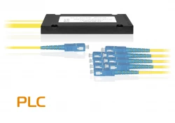 Делитель оптический планарный SNR-PLC-1x8, корпус, разъемы SC/UPC