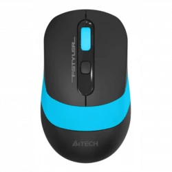 Мышь A4Tech Fstyler FG10S черный/синий оптическая (2000dpi) silent беспроводная USB для ноутбука (4but)