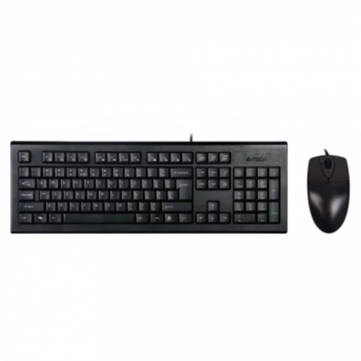 Клавиатура + мышь A4Tech KR-8520D клав:черный мышь:черный USB