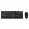 Клавиатура + мышь A4Tech KR-8520D клав:черный мышь:черный USB
