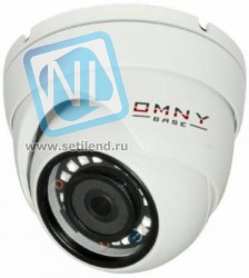 IP камера OMNY BASE miniDome2-U миникупольная 2Мп (1920x1080) 30к/с, 2.8мм, F1.8, 802.3af A/B, 12±1В DC, ИК до 25м, EasyMic, DWDR, USB 2.0