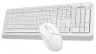 Клавиатура + мышь A4Tech Fstyler FG1012 клав:белый мышь:белый USB беспроводная Multimedia (FG1012 WHITE)