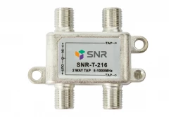 Ответвитель абонентский SNR-T-216 на 2 отвода, вносимое затухание IN-TAP 16dB.