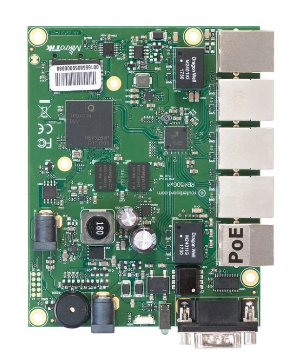 Материнская плата MikroTik RB450Gx4