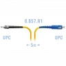 Патчкорд оптический ST/UPC-SC/UPC SM G.657.A1 5 метров