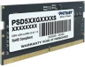 Память DDR5 16GB 4800MHz Patriot PSD516G480081S RTL PC5-38400 CL40 SO-DIMM 262-pin 1.1В