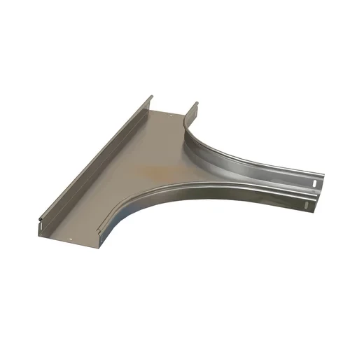 Ответвитель Т-образный горизонтальный плавный 50x50 R100-0,8 мм