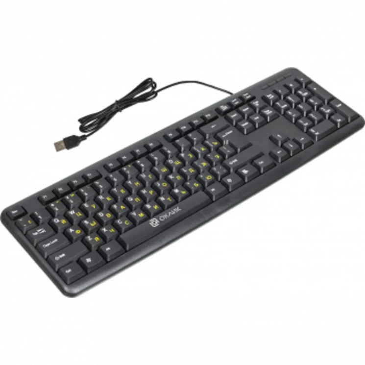 Клавиатура Оклик 130M черный USB (337077)
