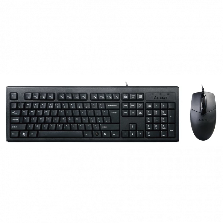 Клавиатура + мышь A4Tech KRS-8372 клав:черный мышь:черный USB