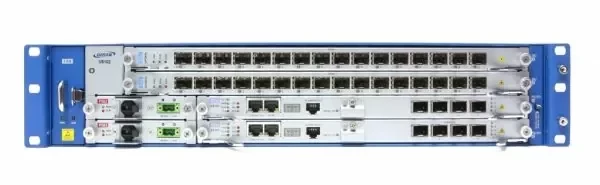 2RU шасси DASAN OLT GPON, 2 слота для установки интерфейсных модулей, 4x10G порта