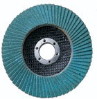 Круг Лепестковый Торцевой (КЛТ) АТАКА 993410 115мм Р80 цирконий синий