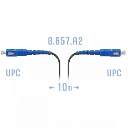 Патчкорд оптический FTTH SC/UPC, кабель 604-02-01, 10 метров
