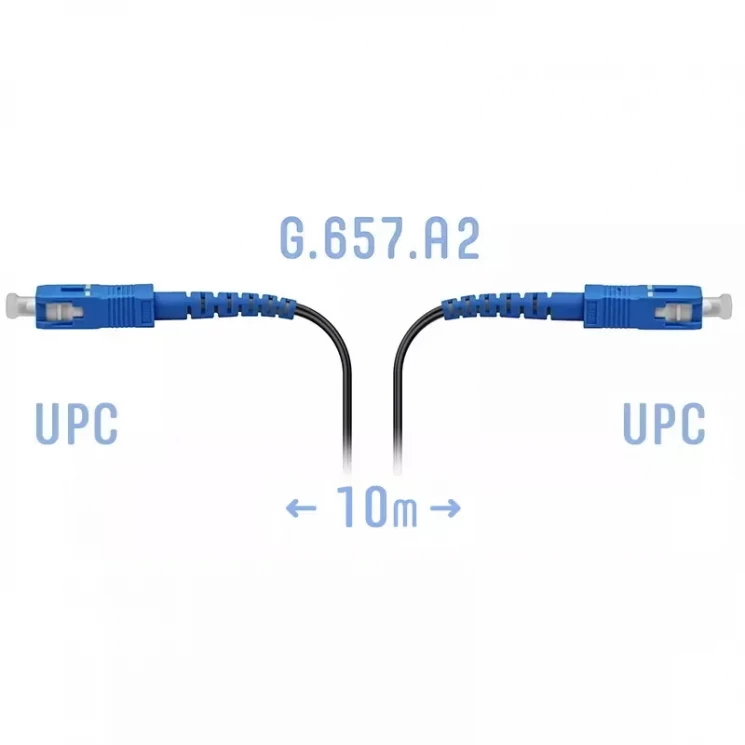 Патчкорд оптический FTTH SC/UPC, кабель 604-02-01, 10 метров