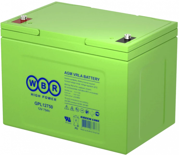 Аккумулятор WBR GPL12750