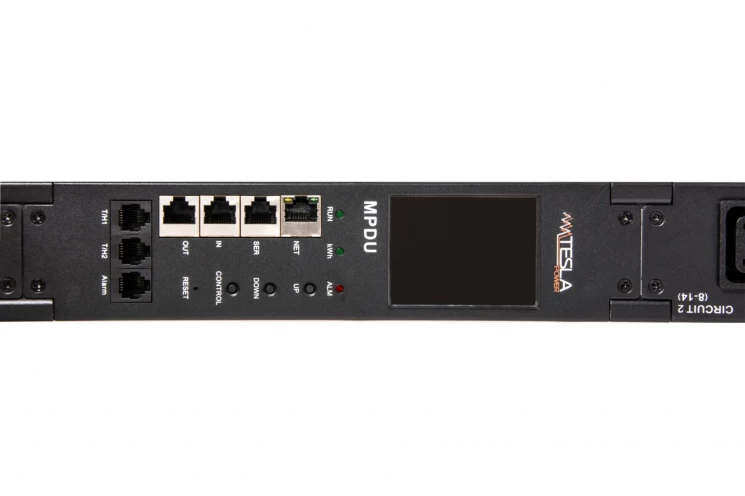 Блок розеток с функцией измерения серия STD, 36xC13, 6xC19, вход IEC60309 3x16A (3P+N+PE)