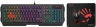 Клавиатура + мышь A4Tech Bloody B1700 клав:черный мышь:черный USB LED