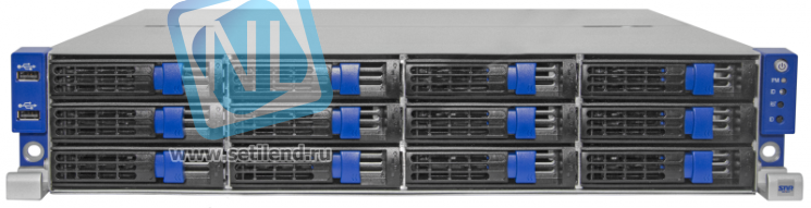 Серверная платформа SNR-SR380R-V3, 2U, E5-2600v3/v4, DDR4, 14xHDD, резервируемый БП