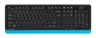 Клавиатура + мышь A4Tech Fstyler FG1010 клав:черный/синий мышь:черный/синий USB беспроводная Multimedia (FG1010 BLUE)