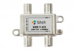 Ответвитель абонентский SNR-T-222 на 2 отвода, вносимое затухание IN-TAP 22dB.