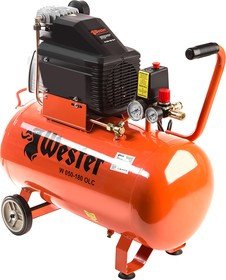 Компрессор WESTER W 050--180 OLC поршневой масляный, 1800 Вт, 260л/мин, 8бар
