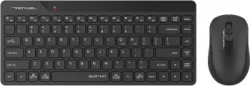 Клавиатура + мышь A4Tech Fstyler FG2200 Air2 клав:черный мышь:черный USB беспроводная slim