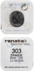RENATA SR44SW 303 (0%Hg), Элемент питания