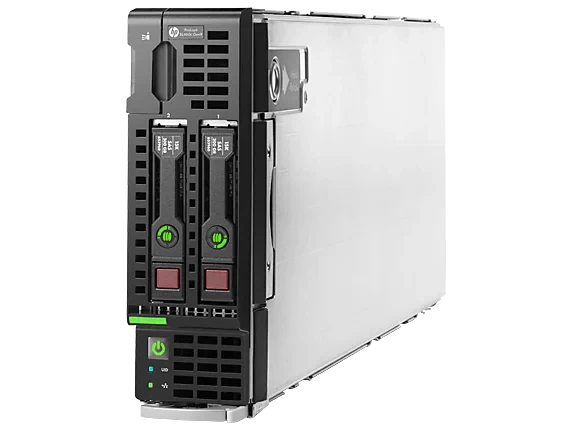 Шасси Блейд-сервера HP BL460c Gen9, до двух процессоров Intel Xeon E5-2600v3, 16 слотов DDR4, контроллер H244br, сетевой контроллер 10Gb 536FLB