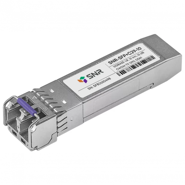 Модуль SFP+ CWDM оптический, дальность до 10км (10dB), 1290нм