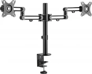 Кронштейн для мониторов Ultramounts UM737 черный 17"-32" макс.8кг крепление к столешнице поворот и н