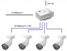 Уличный неуправляемый коммутатор PSW-1-45 WiFi для подключения 4 камер c возможностью подключения WiFi-точки доступа с питанием РоЕ 24V