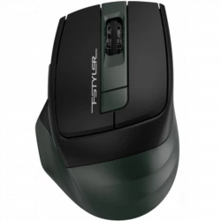 Мышь A4Tech Fstyler FB35 зеленый/черный оптическая (2000dpi) беспроводная BT/Radio USB для ноутбука (6but)