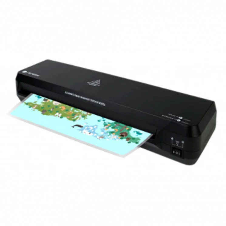 Ламинатор Heleos ЛМ-А3С черный A3 (75-150мкм) 32см/мин (2вал.) хол.лам. лам.фото