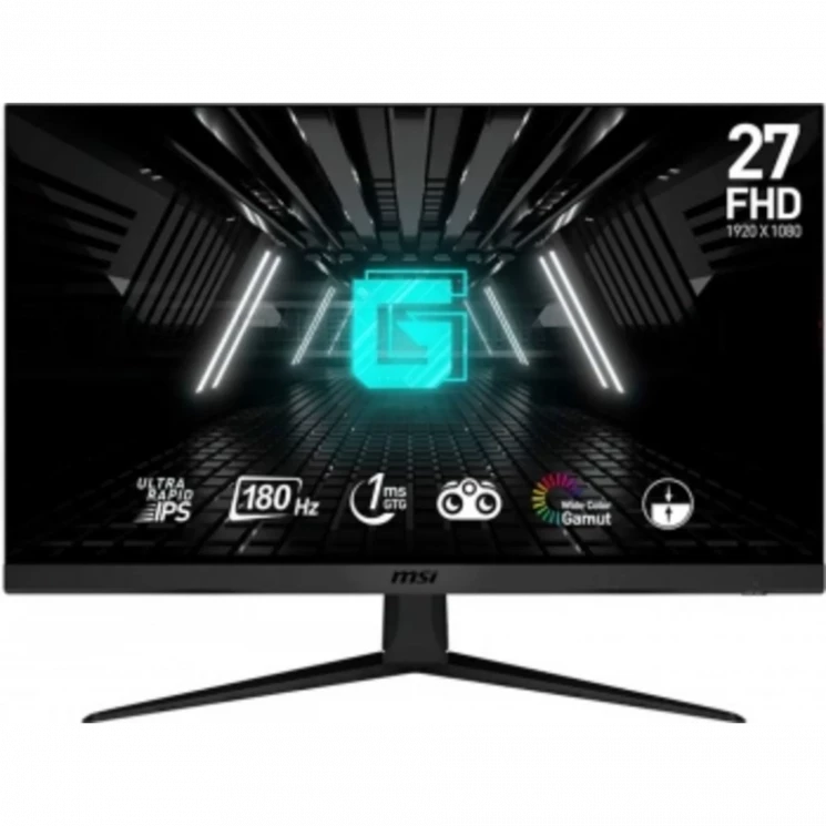 Монитор MSI 27" G2712F черный IPS LED 1ms 16:9 HDMI матовая 300cd 178гр/178гр 1920x1080 180Hz DP FHD 4.2кг