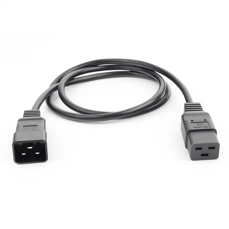 Кабель питания IEC320-C20/IEC320-C19, 220B, 16А, 1.8м