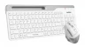 Клавиатура + мышь A4Tech Fstyler FB2535C клав:бел/серый мышь:бел/серый USB беспроводная Bluetooth/Радио slim (FB2535C ICY WHITE)