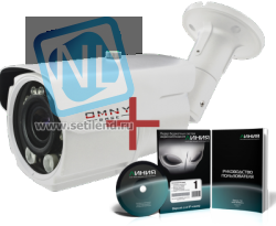 IP камера видеонаблюдения OMNY серия BASE ViBe4 уличная 4Мп, 2.8-12мм, 12В/PoE, ИК до 50м, EasyMic c ПО Линия в комплекте