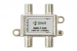Ответвитель абонентский SNR-T-226 на 2 отвода, вносимое затухание IN-TAP 26dB.