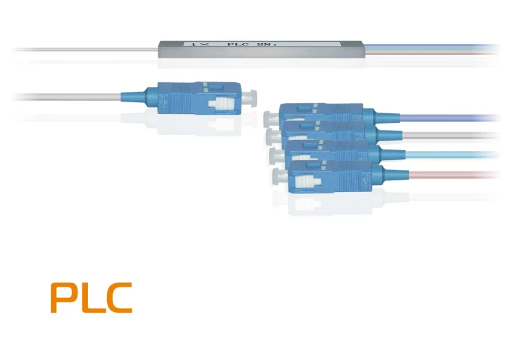 Делитель оптический планарный PLC-M-1x4, бескорпусный, разъемы SC/UPC