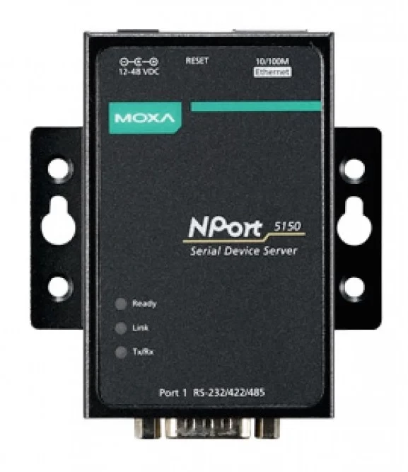 NPort 5150 1-портовый асинхронный сервер RS-232/422/485 в Ethernet MOXA