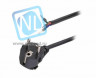 Кабель питания EU-Schuko/Open End, 220B, 10А, 1.8м