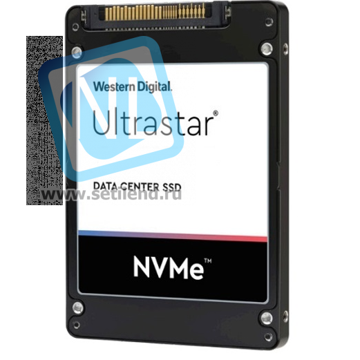 Накопитель SSD Western Digital Ultrastar DC SN640, 3.84Tb, PCIe 3.1 x4 U.2, 3D TLC, 2,5"