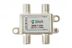 Ответвитель абонентский SNR-T-228 на 2 отвода, вносимое затухание IN-TAP 28dB.
