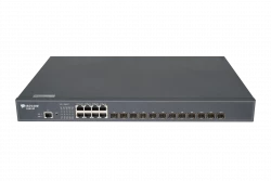 Управляемый коммутатор уровня 3 BDCOM S5612E-2AC, 8x 10/100/1000Base-T, 12x 1/10GE SFP+, 2 встроенных блока питания ~220V AC