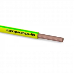 Провод ПуВнг(А)-LS 1х4 450/750В Ж/З (бухта) (м) ЭЛЕКТРОКАБЕЛЬ НН 000007987